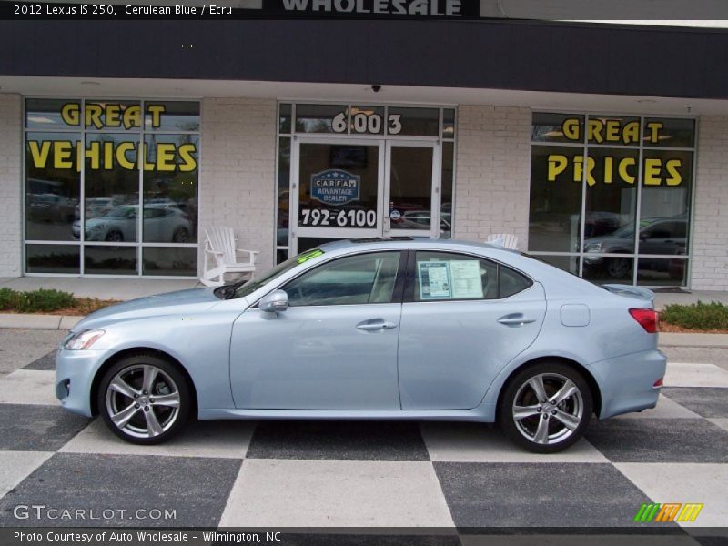Cerulean Blue / Ecru 2012 Lexus IS 250