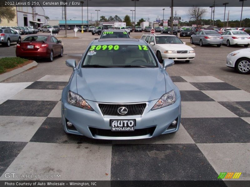 Cerulean Blue / Ecru 2012 Lexus IS 250