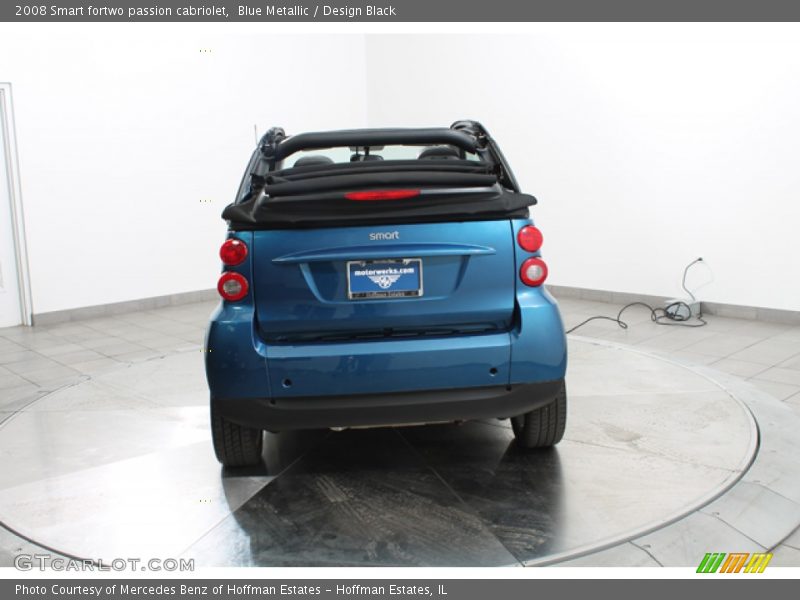 Blue Metallic / Design Black 2008 Smart fortwo passion cabriolet