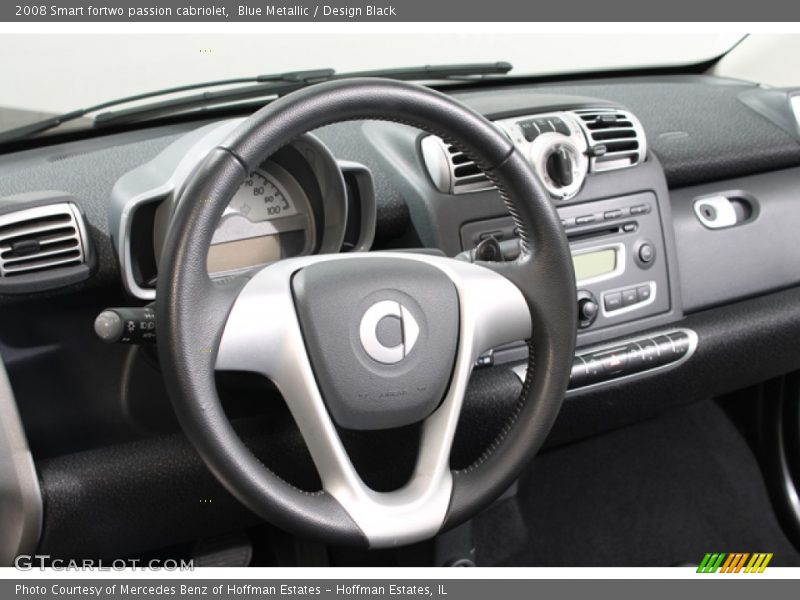 Blue Metallic / Design Black 2008 Smart fortwo passion cabriolet