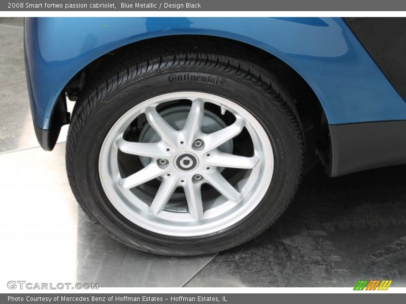 Blue Metallic / Design Black 2008 Smart fortwo passion cabriolet