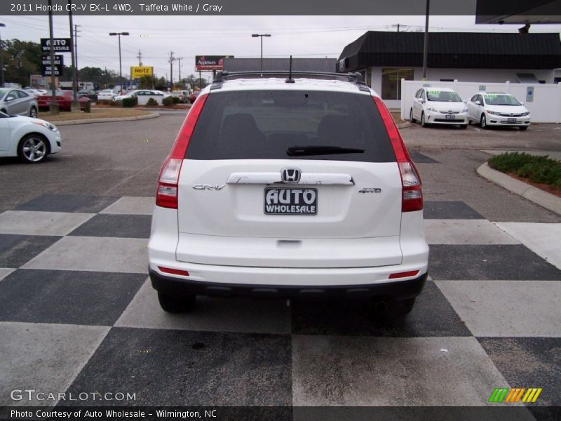 Taffeta White / Gray 2011 Honda CR-V EX-L 4WD