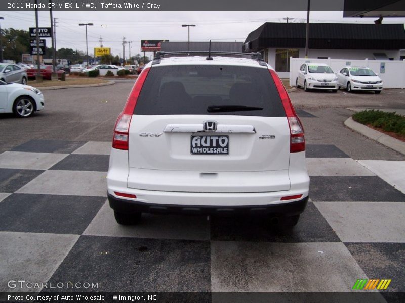 Taffeta White / Gray 2011 Honda CR-V EX-L 4WD