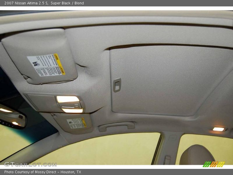 Super Black / Blond 2007 Nissan Altima 2.5 S