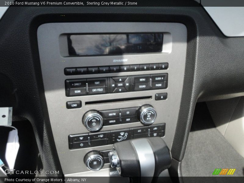 Sterling Grey Metallic / Stone 2010 Ford Mustang V6 Premium Convertible