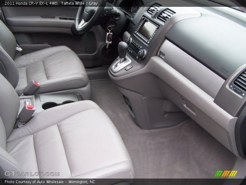 Taffeta White / Gray 2011 Honda CR-V EX-L 4WD