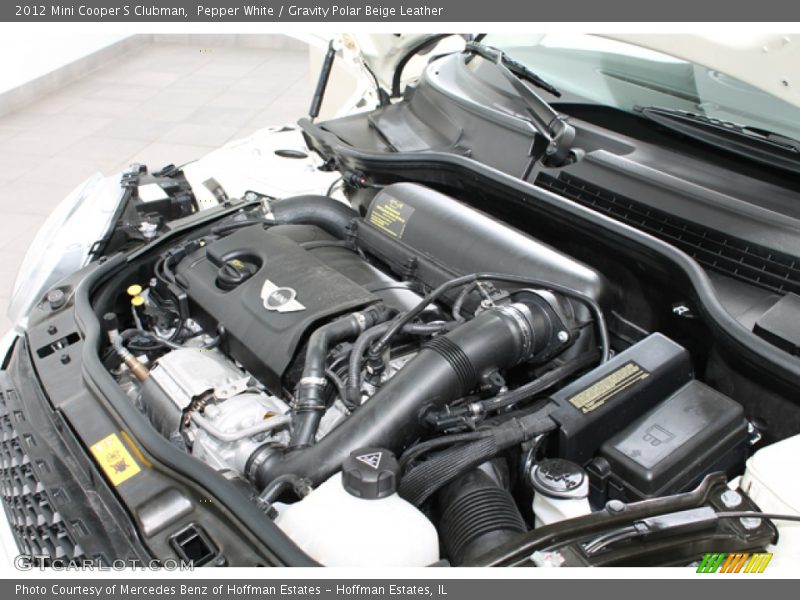 Pepper White / Gravity Polar Beige Leather 2012 Mini Cooper S Clubman