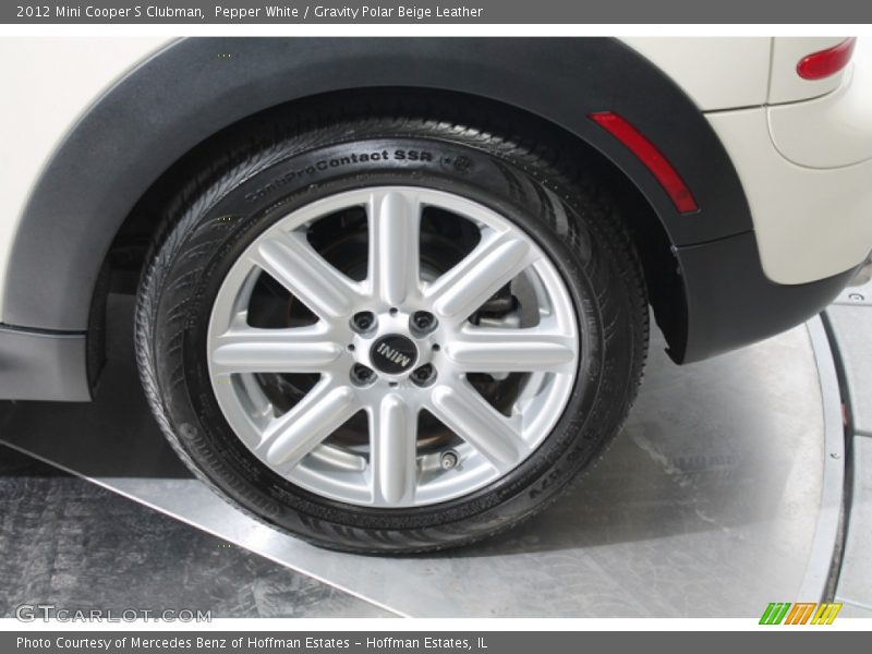 Pepper White / Gravity Polar Beige Leather 2012 Mini Cooper S Clubman