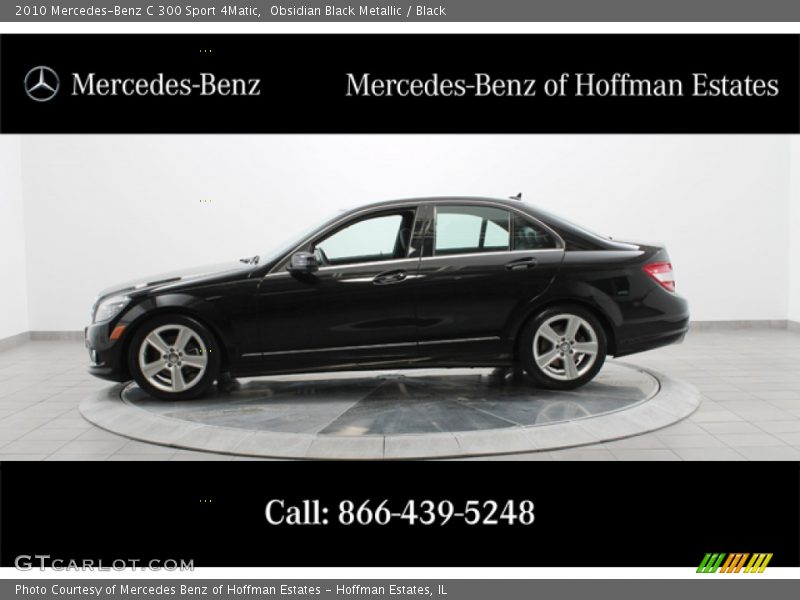 Obsidian Black Metallic / Black 2010 Mercedes-Benz C 300 Sport 4Matic