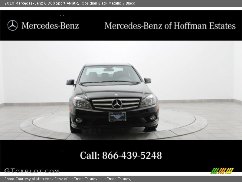 Obsidian Black Metallic / Black 2010 Mercedes-Benz C 300 Sport 4Matic