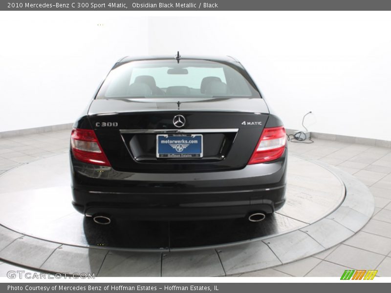 Obsidian Black Metallic / Black 2010 Mercedes-Benz C 300 Sport 4Matic
