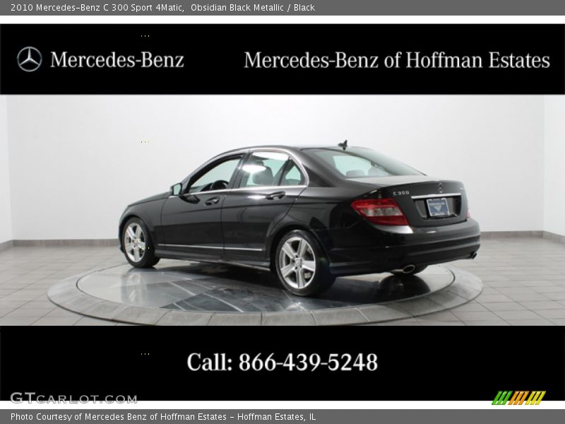 Obsidian Black Metallic / Black 2010 Mercedes-Benz C 300 Sport 4Matic
