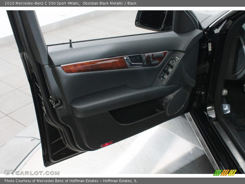 Obsidian Black Metallic / Black 2010 Mercedes-Benz C 300 Sport 4Matic