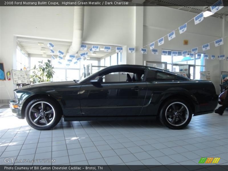 Highland Green Metallic / Dark Charcoal 2008 Ford Mustang Bullitt Coupe