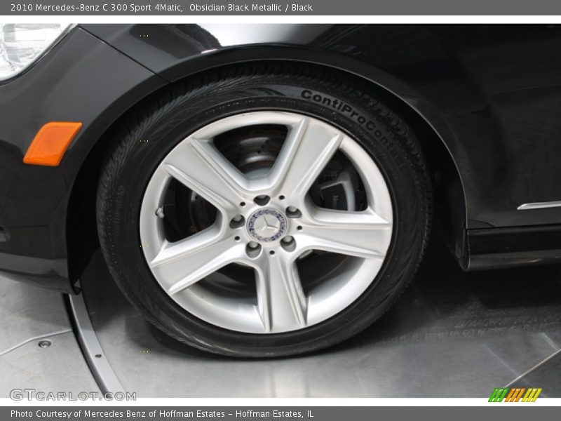 Obsidian Black Metallic / Black 2010 Mercedes-Benz C 300 Sport 4Matic