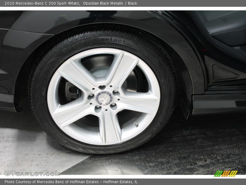 Obsidian Black Metallic / Black 2010 Mercedes-Benz C 300 Sport 4Matic