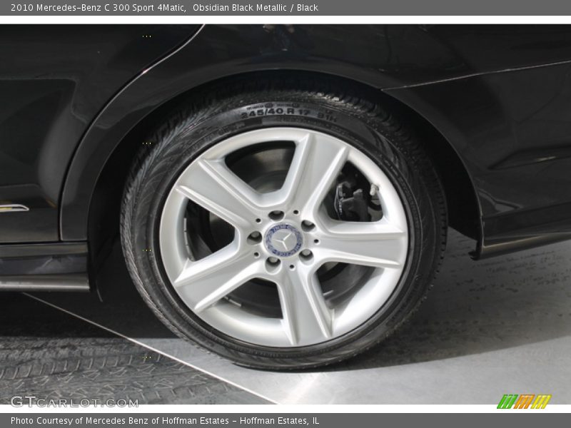 Obsidian Black Metallic / Black 2010 Mercedes-Benz C 300 Sport 4Matic
