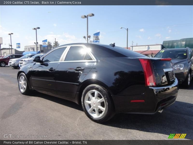 Black Ice / Cashmere/Cocoa 2009 Cadillac CTS Sedan