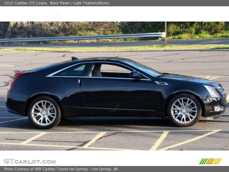 Black Raven / Light Titanium/Ebony 2013 Cadillac CTS Coupe