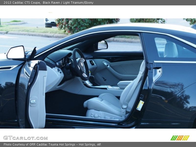  2013 CTS Coupe Light Titanium/Ebony Interior