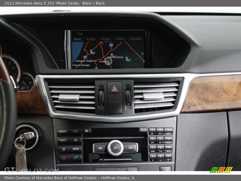 Black / Black 2011 Mercedes-Benz E 350 4Matic Sedan