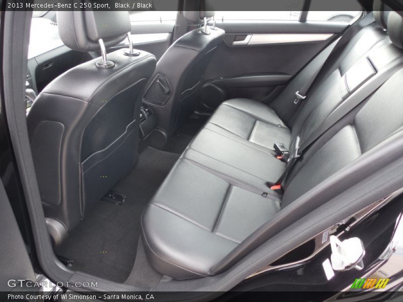 Black / Black 2013 Mercedes-Benz C 250 Sport