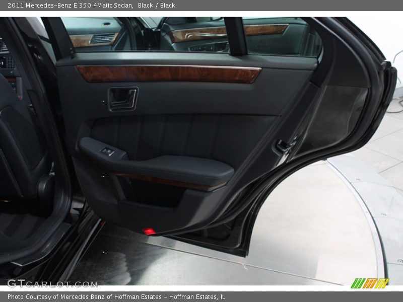 Black / Black 2011 Mercedes-Benz E 350 4Matic Sedan