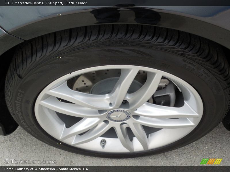 Black / Black 2013 Mercedes-Benz C 250 Sport