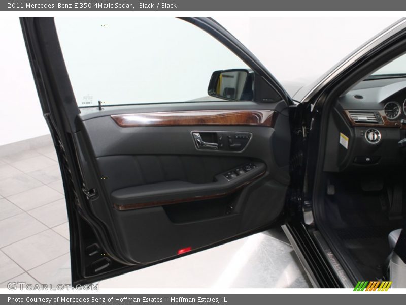 Black / Black 2011 Mercedes-Benz E 350 4Matic Sedan