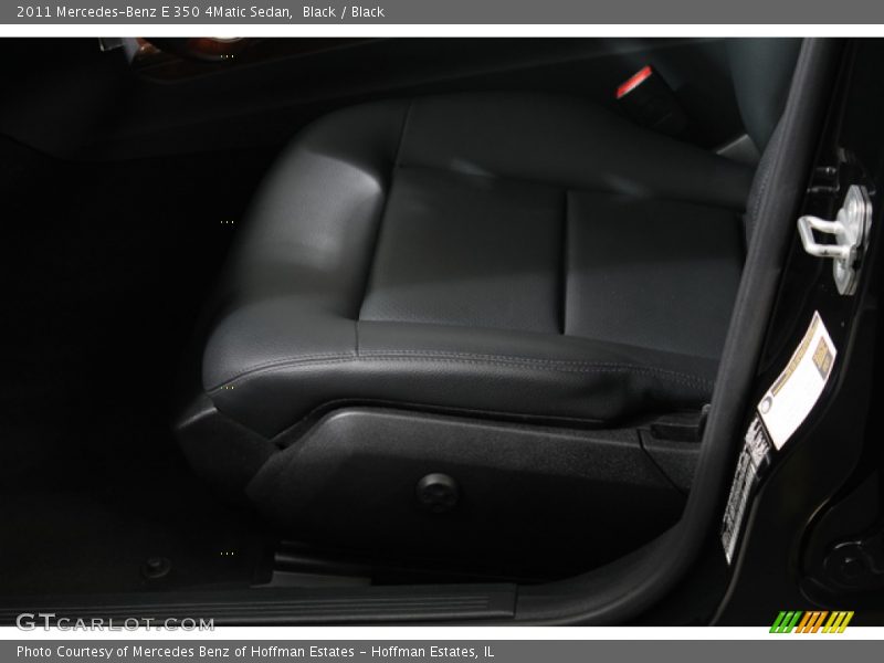 Black / Black 2011 Mercedes-Benz E 350 4Matic Sedan