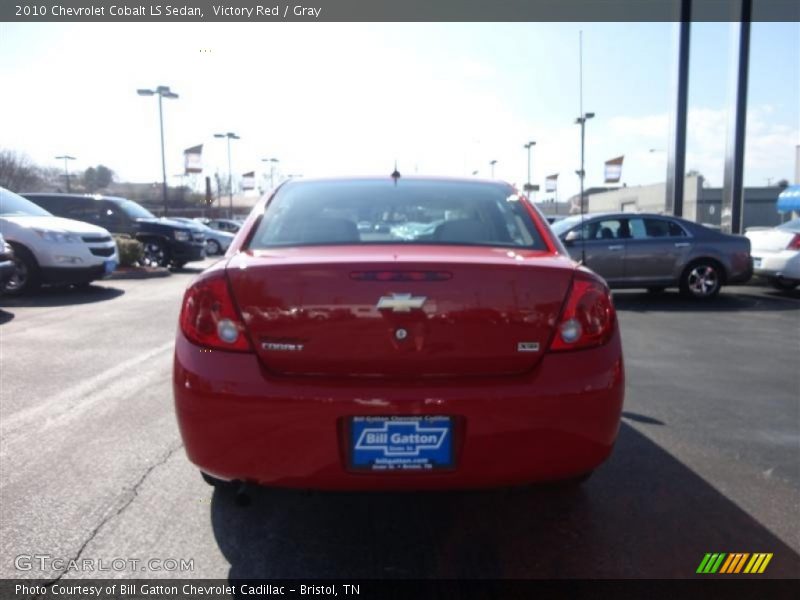 Victory Red / Gray 2010 Chevrolet Cobalt LS Sedan