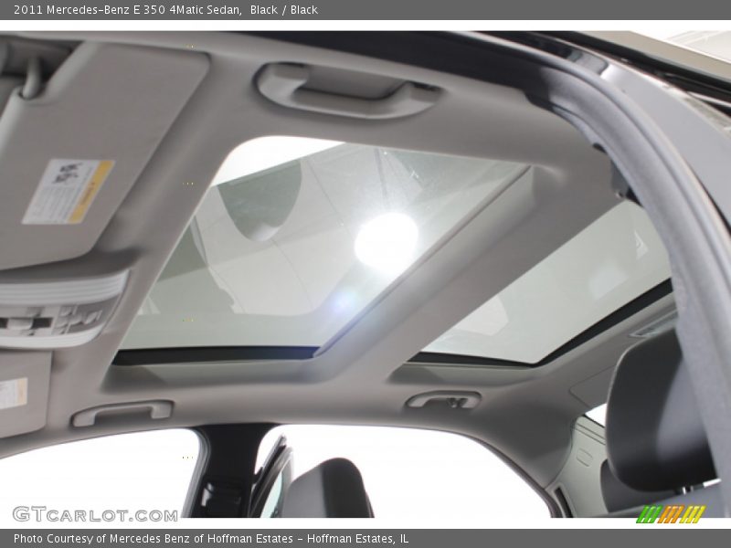 Black / Black 2011 Mercedes-Benz E 350 4Matic Sedan