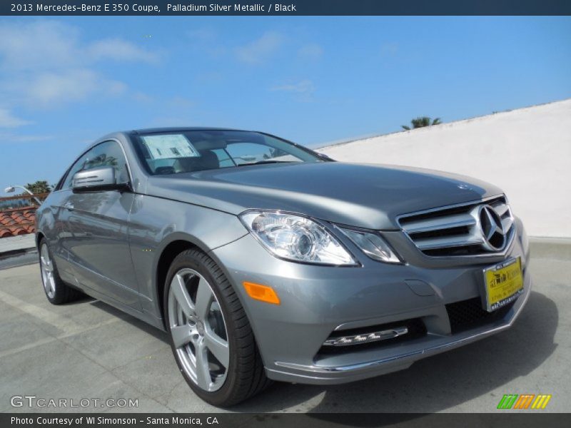 Palladium Silver Metallic / Black 2013 Mercedes-Benz E 350 Coupe