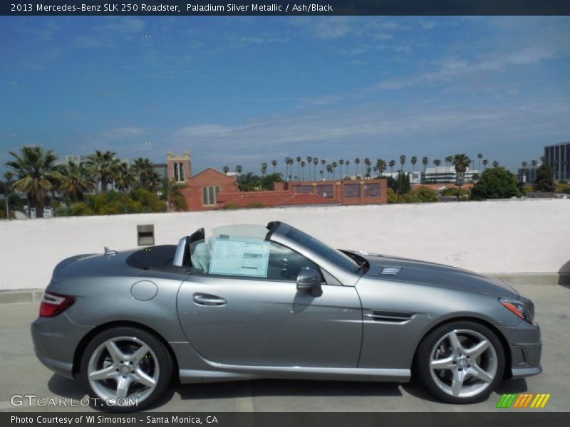 Paladium Silver Metallic / Ash/Black 2013 Mercedes-Benz SLK 250 Roadster
