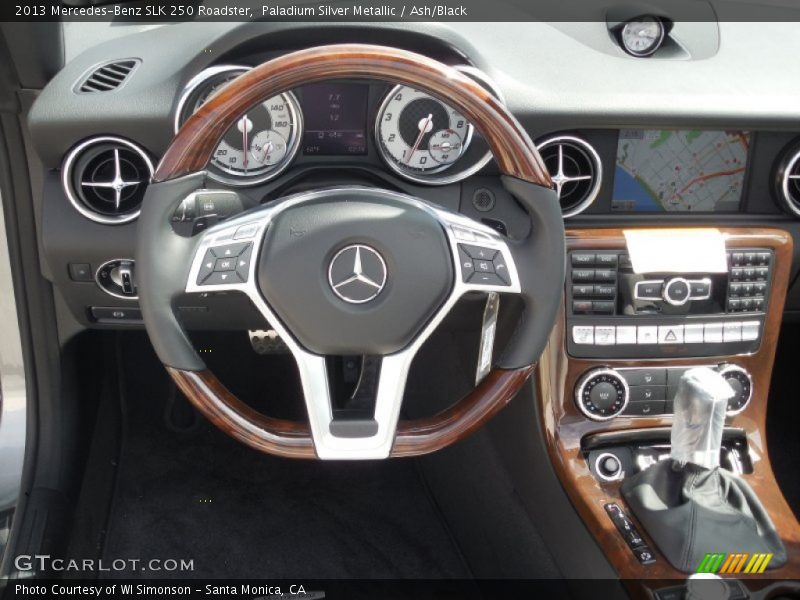 Paladium Silver Metallic / Ash/Black 2013 Mercedes-Benz SLK 250 Roadster