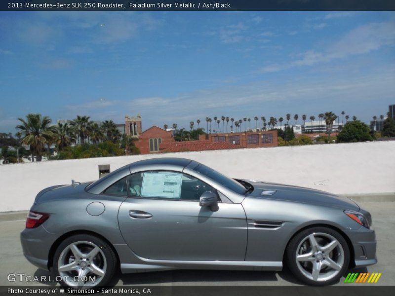 Paladium Silver Metallic / Ash/Black 2013 Mercedes-Benz SLK 250 Roadster