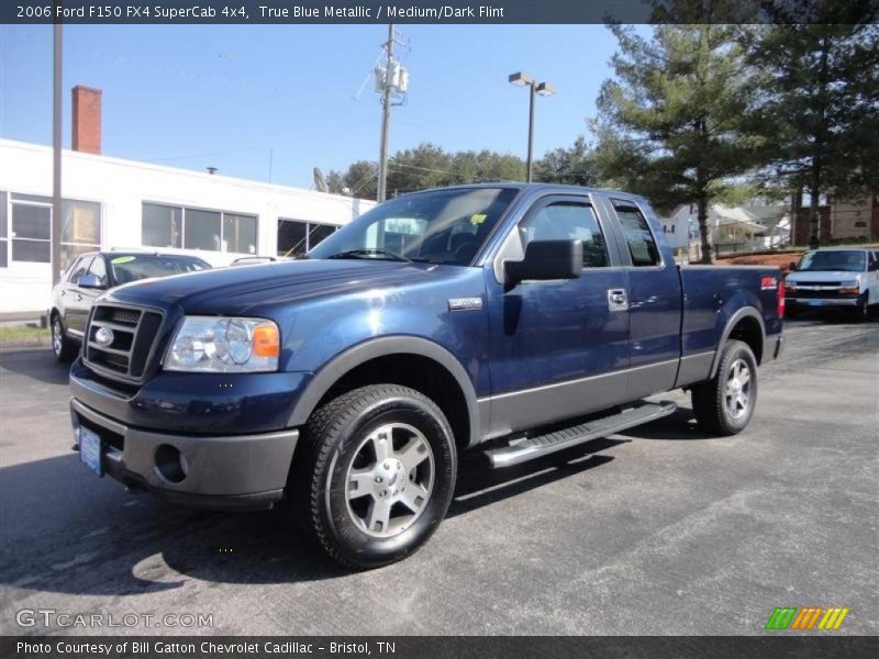 True Blue Metallic / Medium/Dark Flint 2006 Ford F150 FX4 SuperCab 4x4