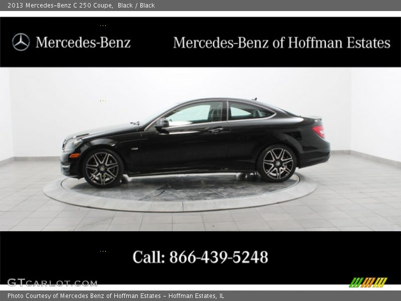 Black / Black 2013 Mercedes-Benz C 250 Coupe