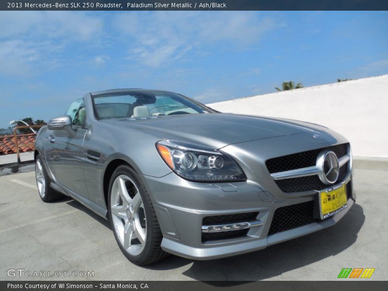 Paladium Silver Metallic / Ash/Black 2013 Mercedes-Benz SLK 250 Roadster