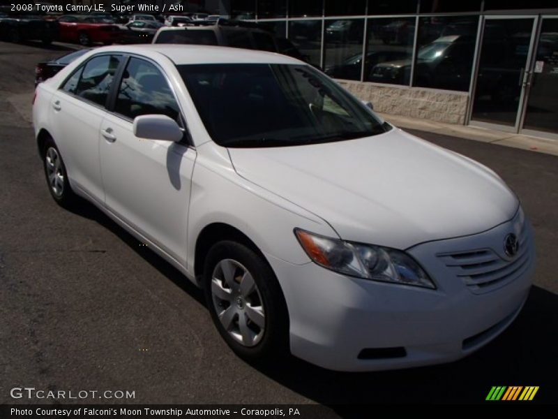 Super White / Ash 2008 Toyota Camry LE