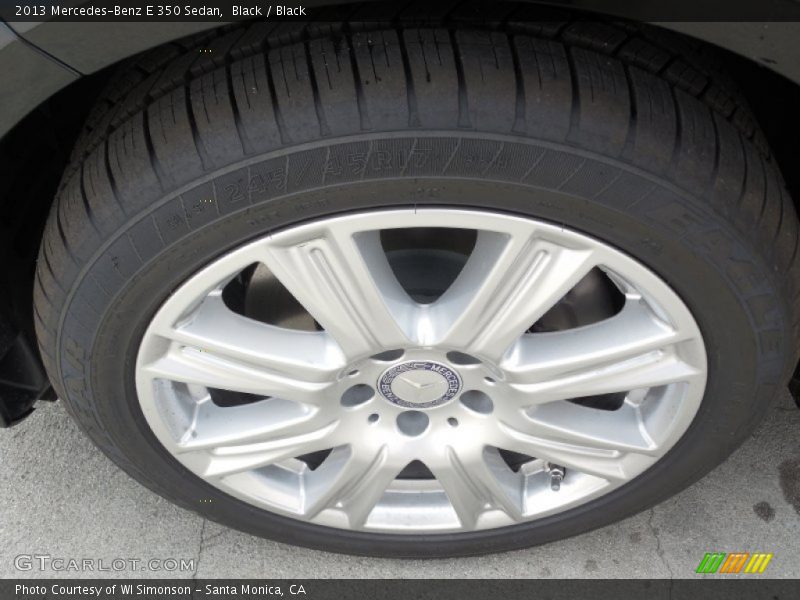 Black / Black 2013 Mercedes-Benz E 350 Sedan