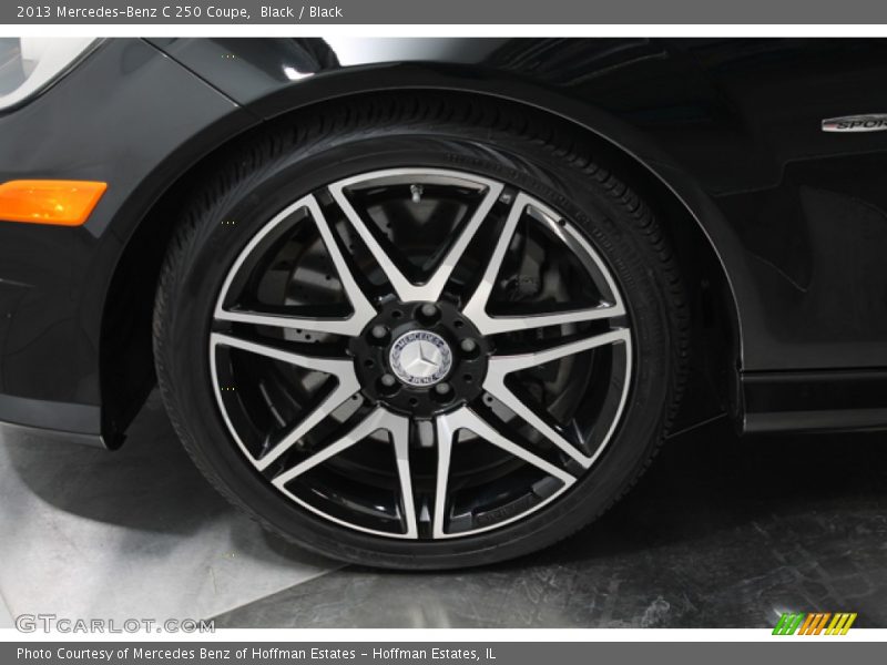 Black / Black 2013 Mercedes-Benz C 250 Coupe