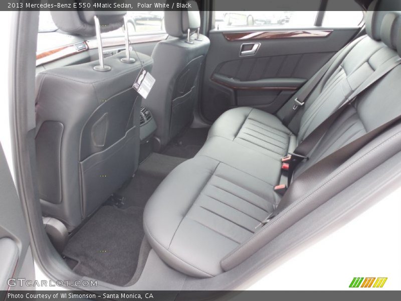 Rear Seat of 2013 E 550 4Matic Sedan