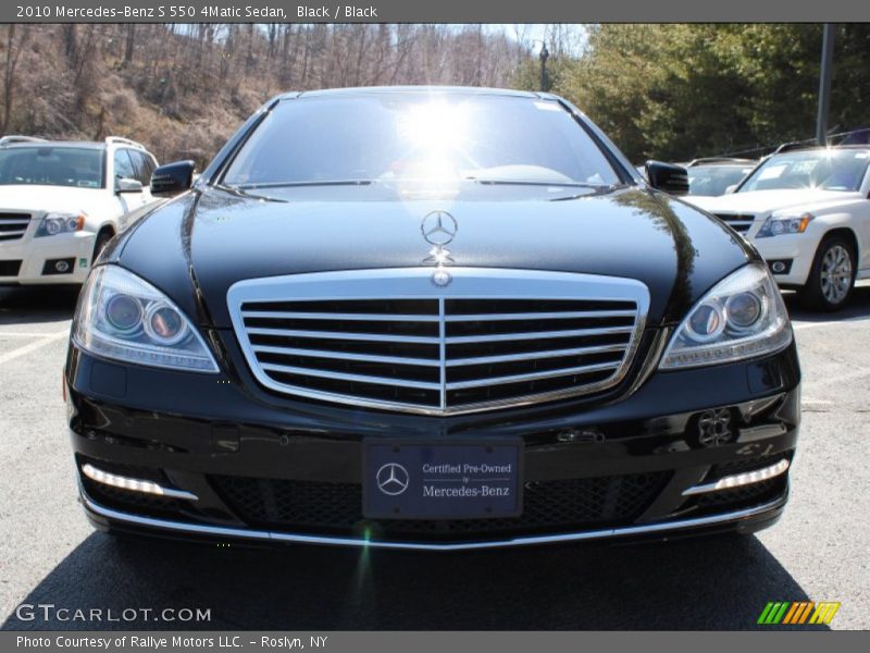 Black / Black 2010 Mercedes-Benz S 550 4Matic Sedan