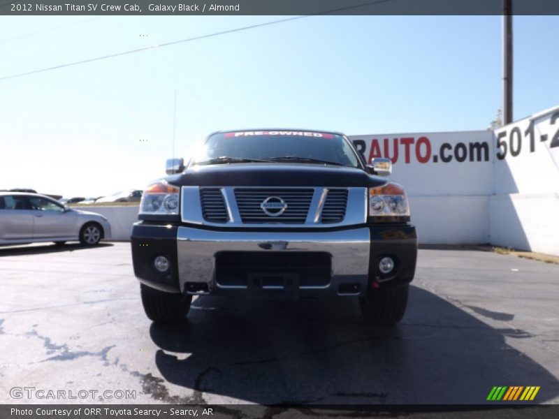 Galaxy Black / Almond 2012 Nissan Titan SV Crew Cab