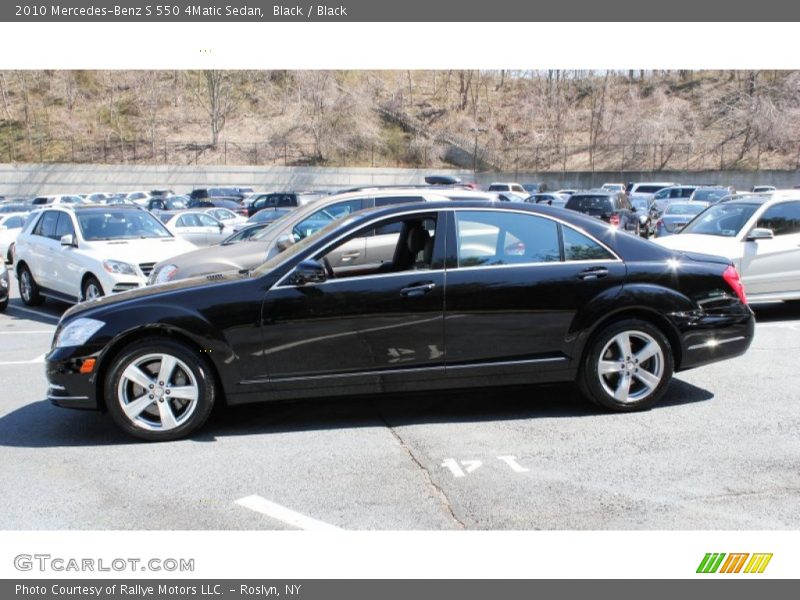 Black / Black 2010 Mercedes-Benz S 550 4Matic Sedan