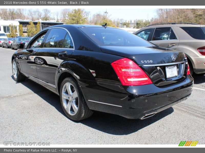 Black / Black 2010 Mercedes-Benz S 550 4Matic Sedan