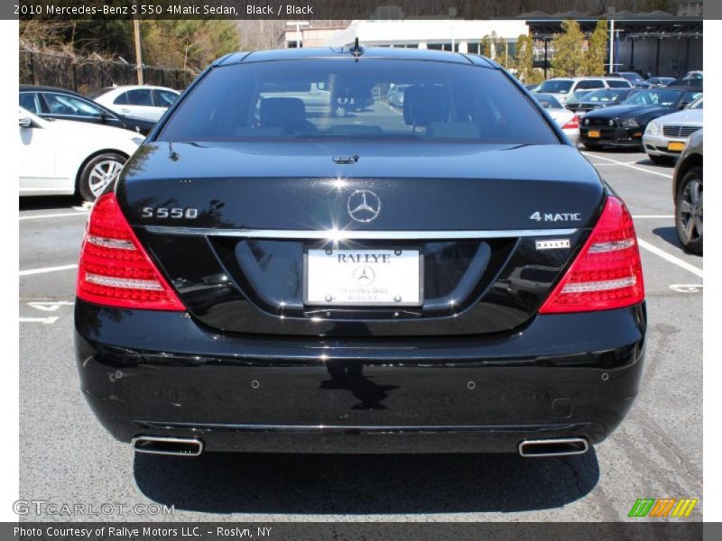 Black / Black 2010 Mercedes-Benz S 550 4Matic Sedan