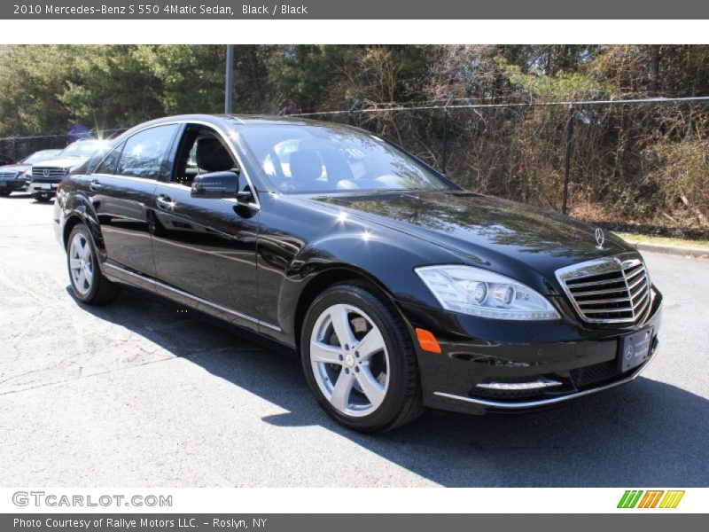 Black / Black 2010 Mercedes-Benz S 550 4Matic Sedan
