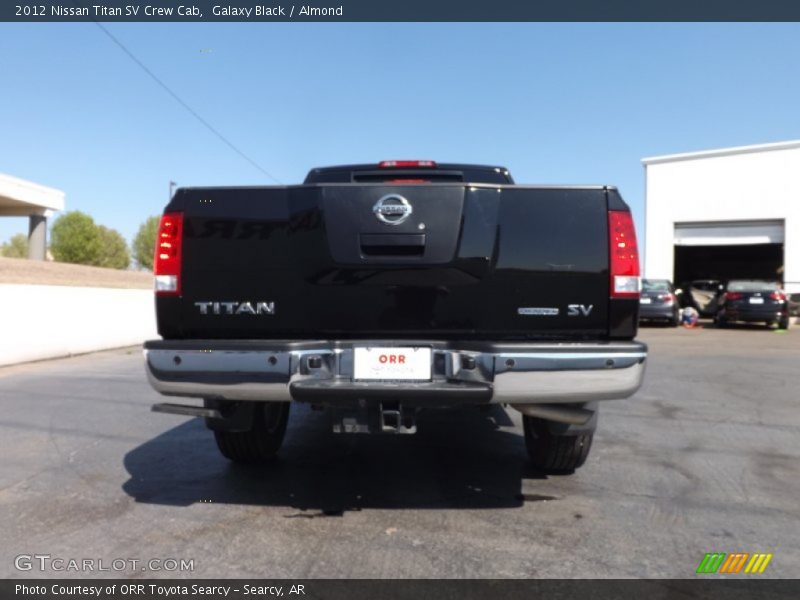 Galaxy Black / Almond 2012 Nissan Titan SV Crew Cab